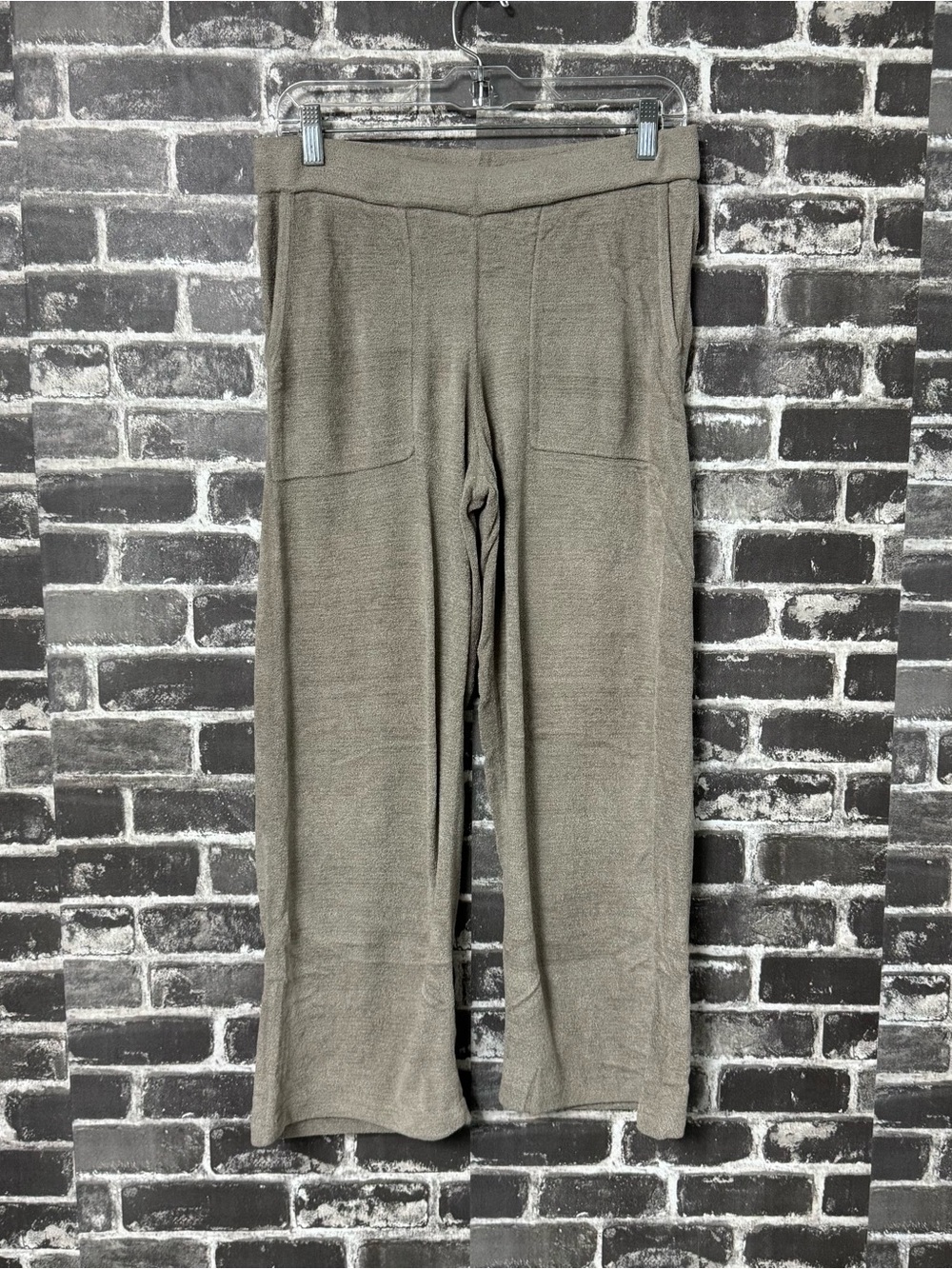 Barefoot Dreams lounge pants tan soft cozy